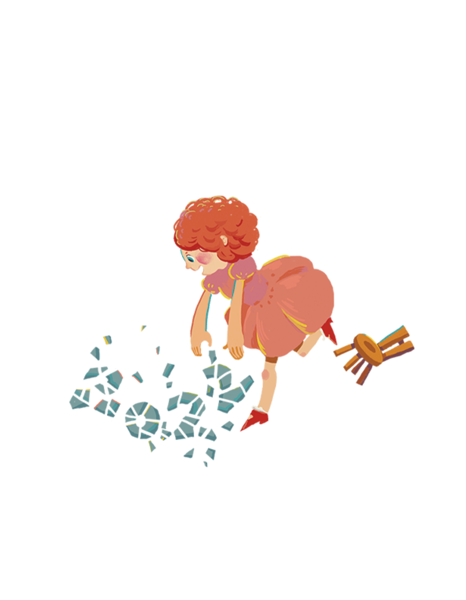 摔盤子