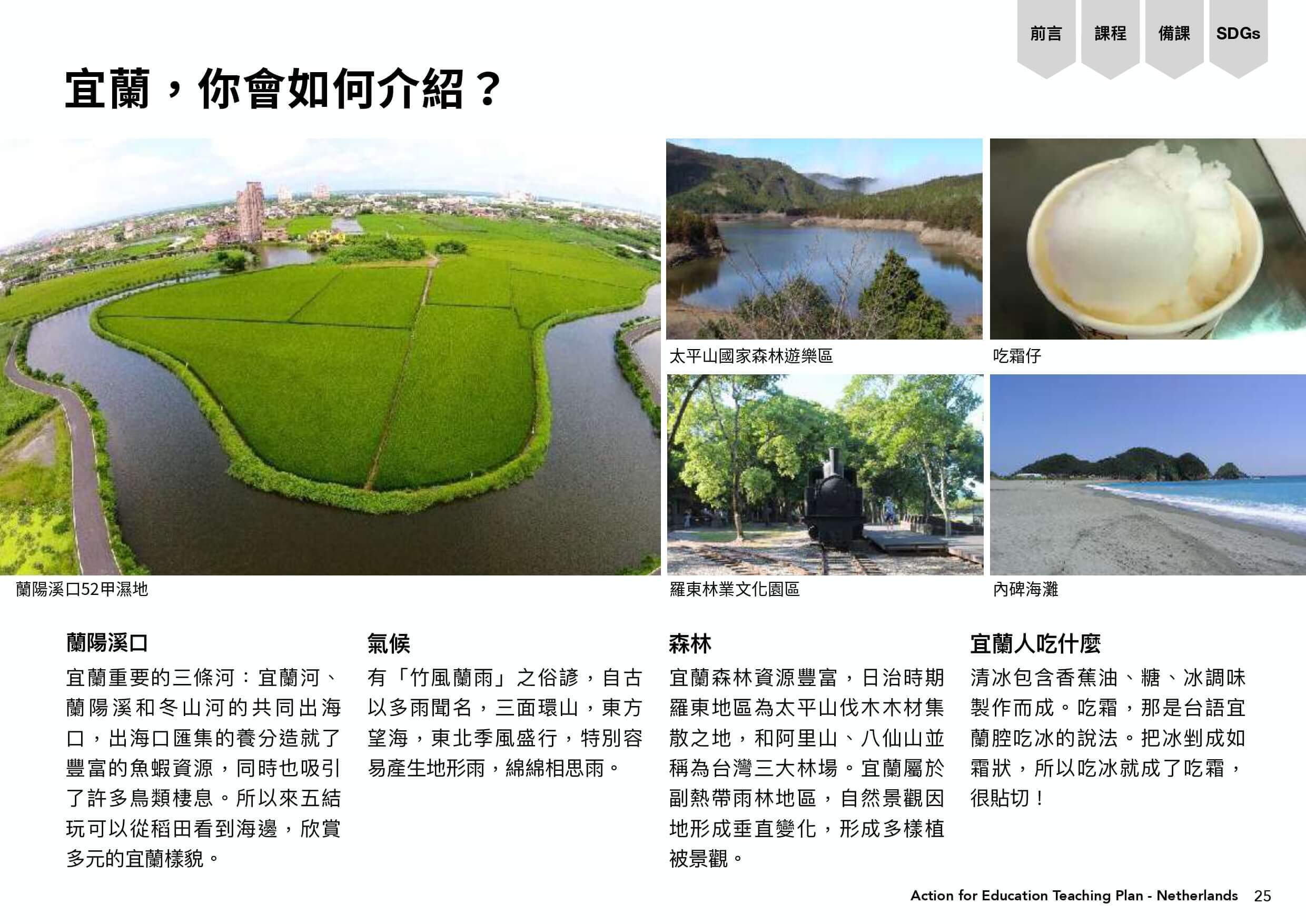 宜蘭的簡介：蘭陽溪口、氣候、森林、宜蘭人吃什麼