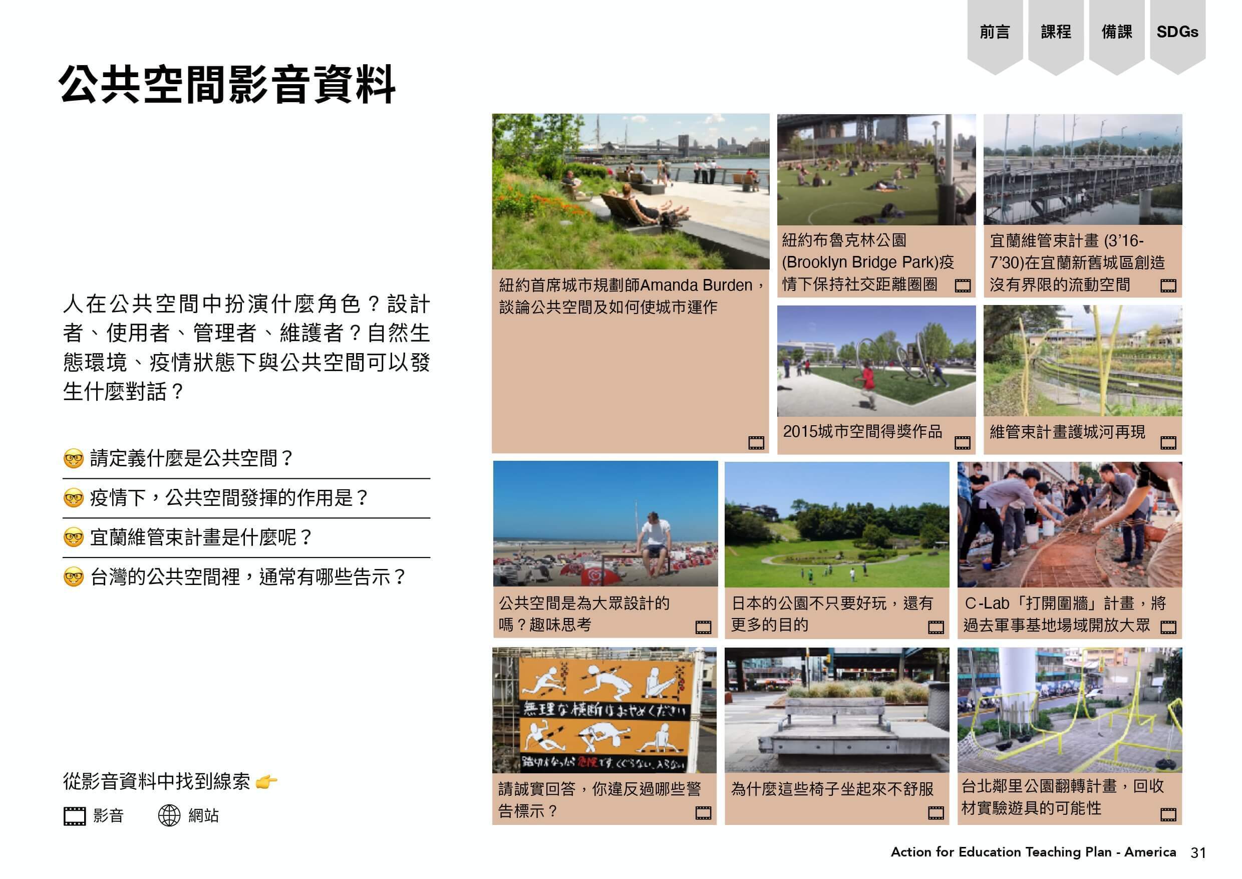 公共空間影音資料集成