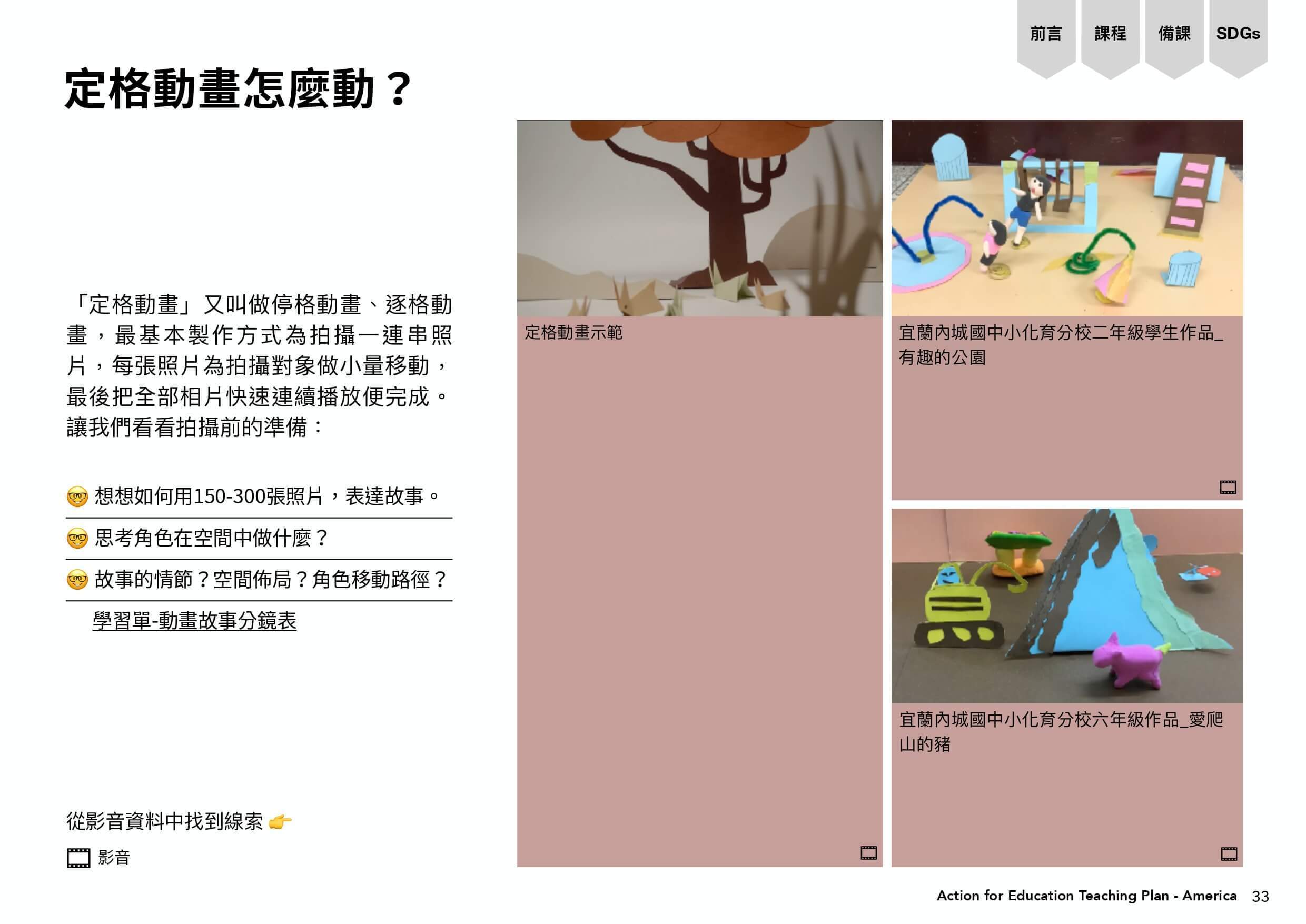 定格動畫的原理