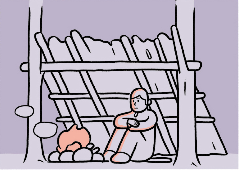 斜頂屋Lean-To Shelter